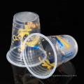 360ml wholesale prices PP plastic disposable drinking cup with flat lids